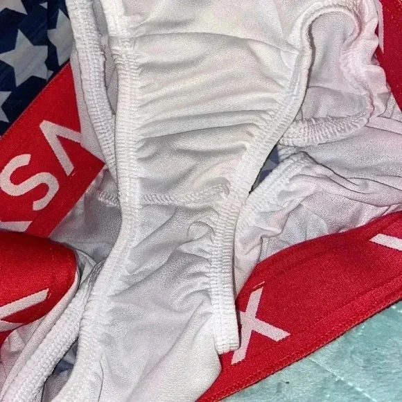 VSX American Flag US Running Shorts XS EUC Victorias Secret sport - Picture 4 of 4